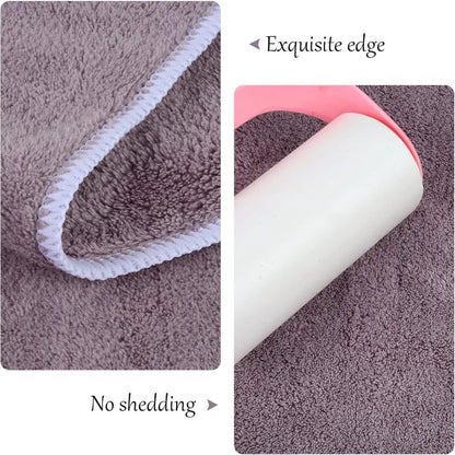 Gift for Host Christmas Dog Bath Towel - Absorbent Dog Towel Cozy Home Stocking Stuffers Quick-Dry Bath Towel for Dogs & Cats