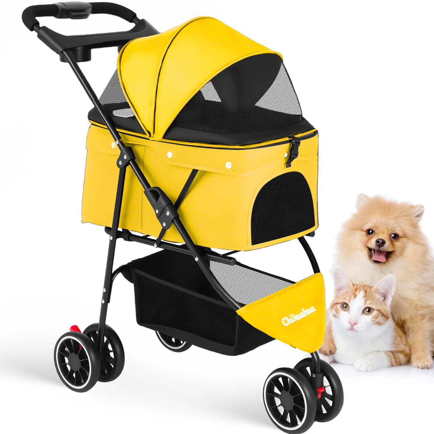 Pet Stroller For Puppy, Small Dogs & Cats