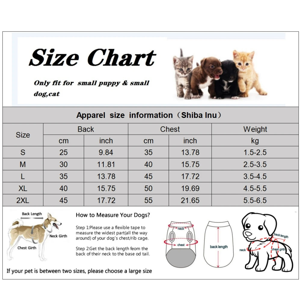 Autumn and  Winter Pet Warm Skirt for small dogs