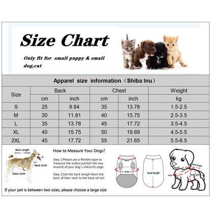 Autumn and  Winter Pet Warm Skirt for small dogs