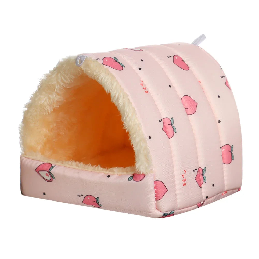 Cute Cartoon Rabbit, Squirrel, Guinea Pig Nest,