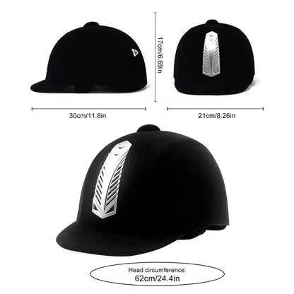 Equestrian Horse Riding Helmet, Breathable, Durable, Safety Half Covered Headgear