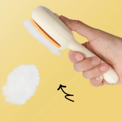 Cat Brush Self-cleaning Cat Brush, Pet Hair Remover, One Click Combs for Cats Hair Cleaning, Pet Grooming Massage, Dog Comb Brushes