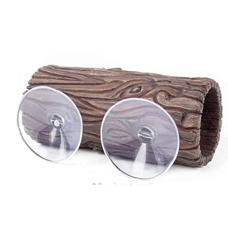 Reptile Hiding Cave, Reptile Basking, Hide Habita,t Decoration Ornament,  Terrarium Fish Tank Decor With Suction Cup
