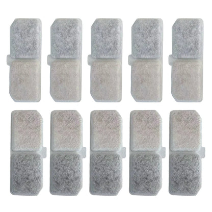 10pcs Cat Water Fountain Filter Replacement Filters Pet Cats Water Drinking Dispenser filter supplies