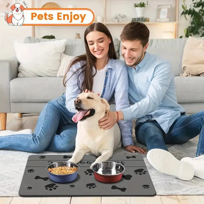 Quick-Dry Pet Feeding Mat