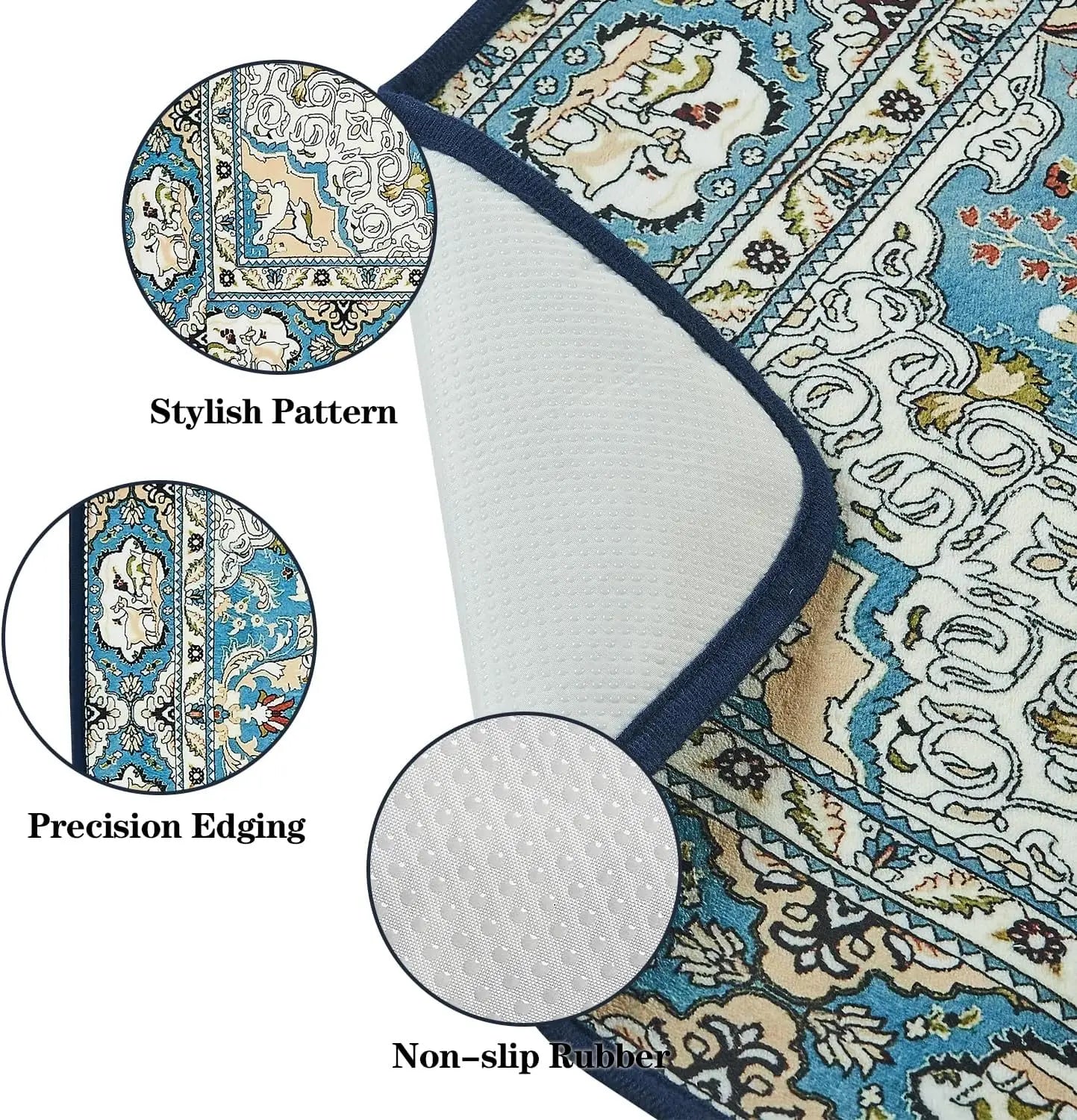 Washable Reusable Dog Pee Pads, 72x72 Inch Super Absorbent Leakproof Training Mats for Floor Bed Kennel