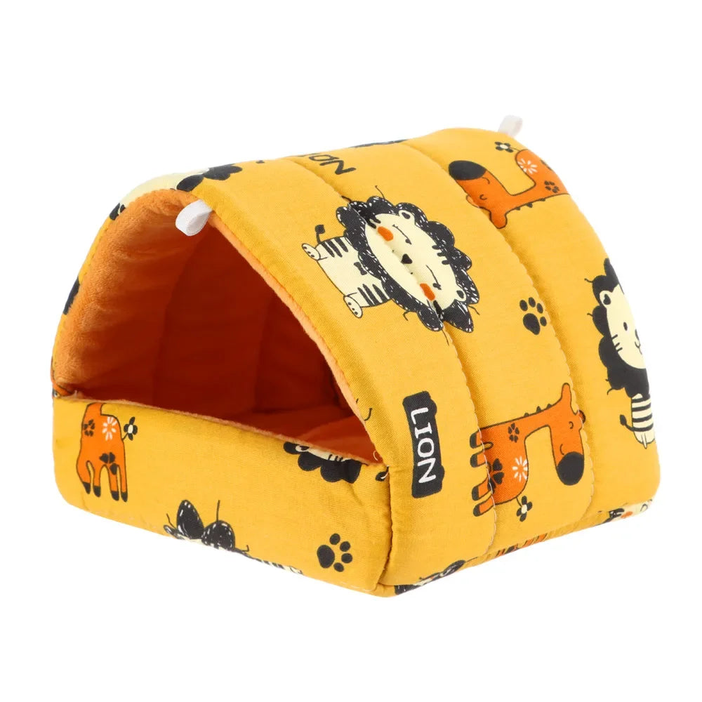 Cute Cartoon Rabbit, Squirrel, Guinea Pig Nest,