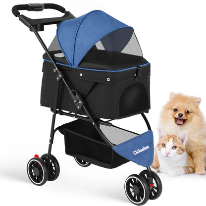 Pet Stroller For Puppy, Small Dogs & Cats