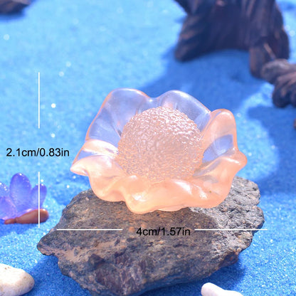Glowing Coral Oyster for Fish Tank Aquarium Decor.