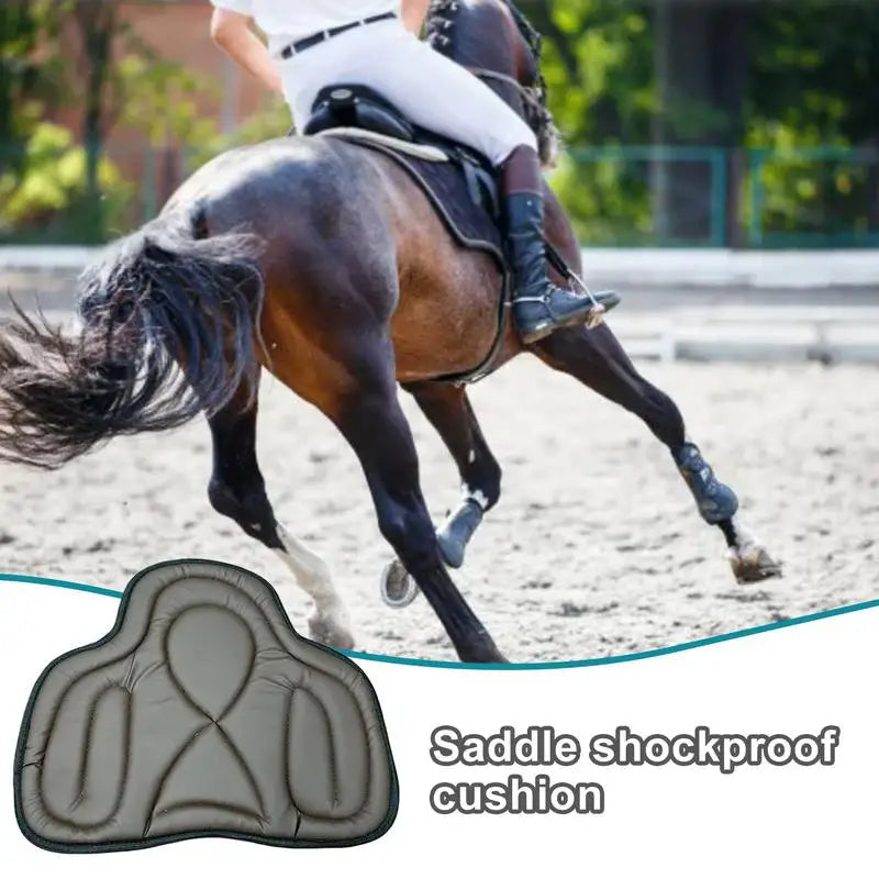 Horse Riding Leather Shock and anti-slip Saddle Pad