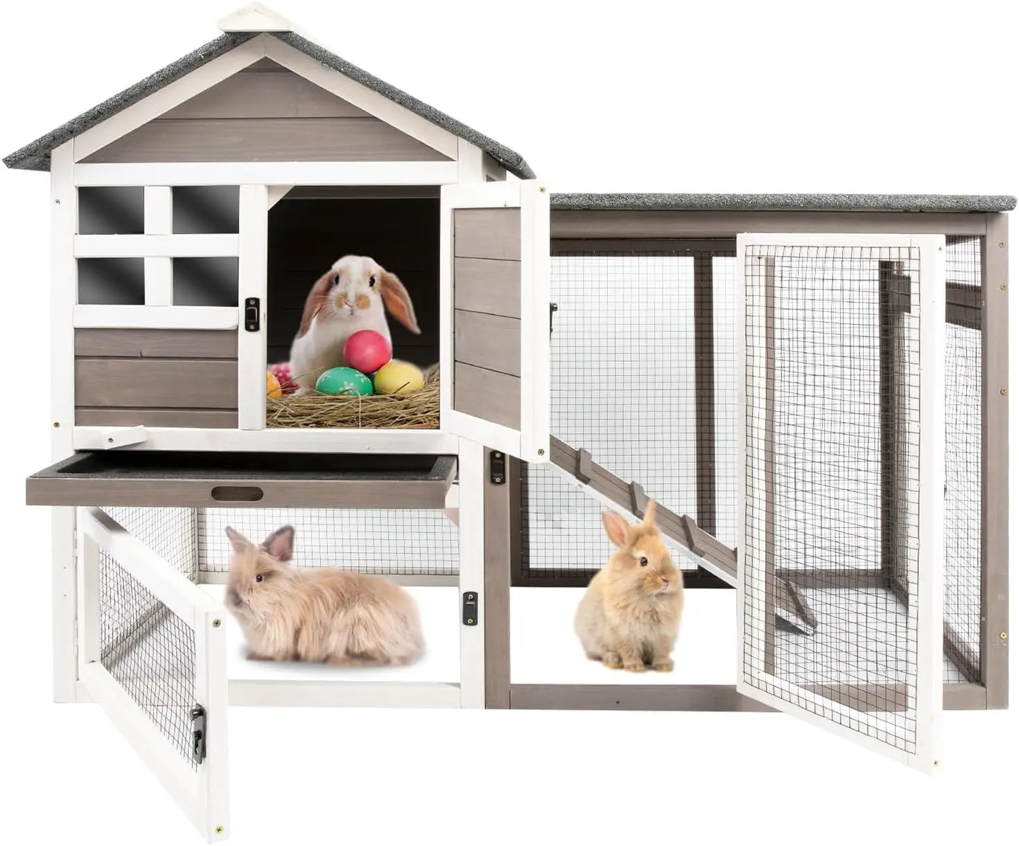 Small Animal Two-Story Hutch