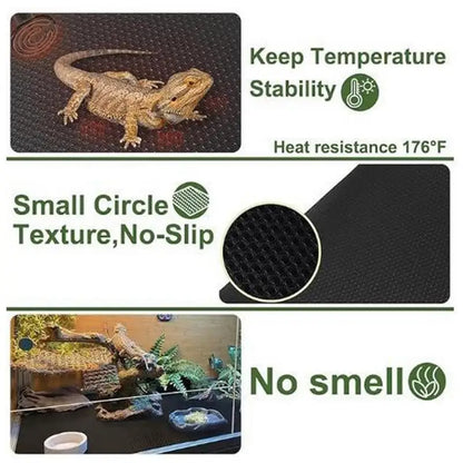 Reptile Carpet Anti-Slip Terrarium Liner,  Climbing Animals,  Breeding For Turtles, Snakes, Iguana, and Tortoises
