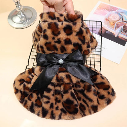 Autumn and  Winter Pet Warm Skirt for small dogs
