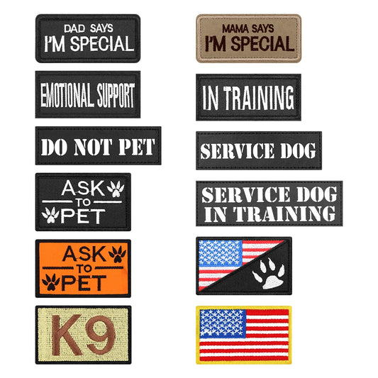 Personalized Patches For Dogs, Vest Harness Collar Tags Sticker