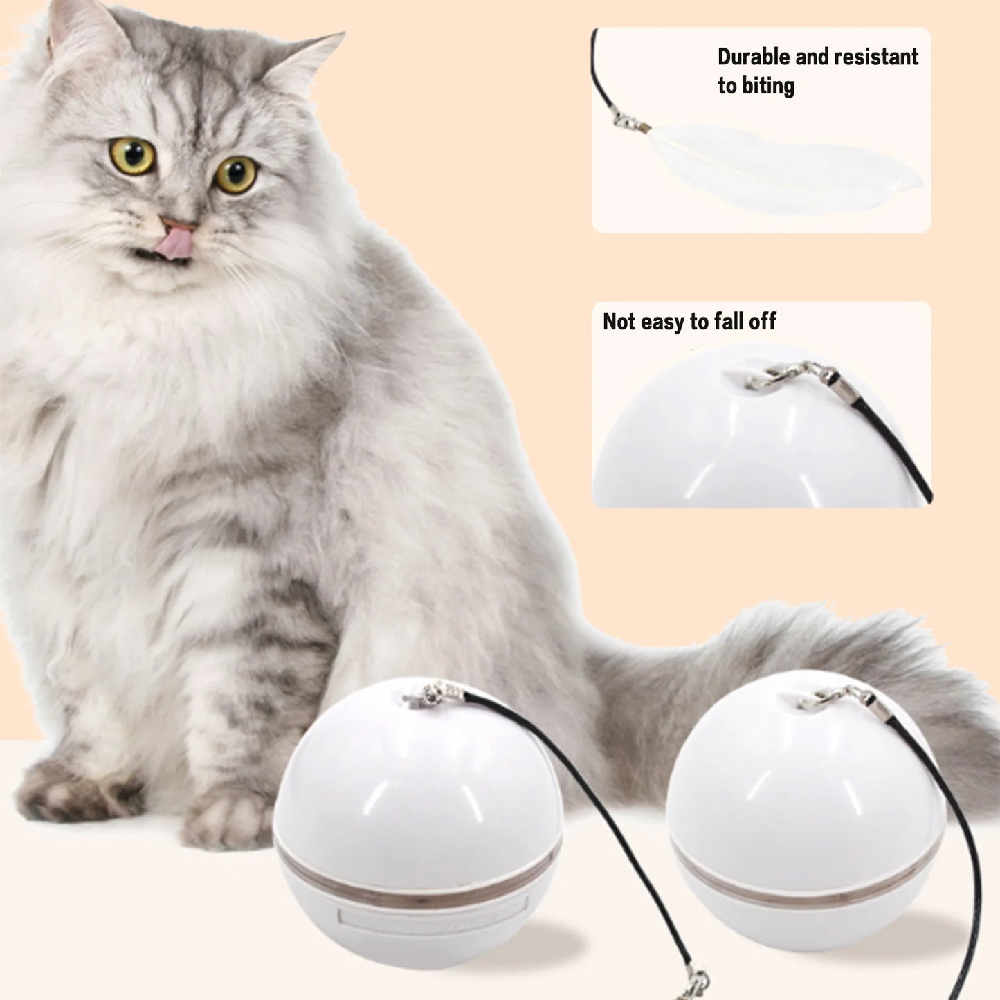 USB Rechargeable Cat Ball for a Kitten