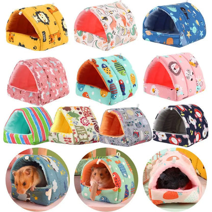 Cute Cartoon Rabbit, Squirrel, Guinea Pig Nest,