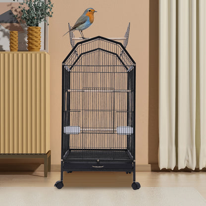 Large 39" Bird Cage  for Parakeets & Lovebirds