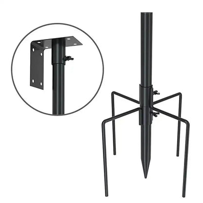 Heavy Duty Outdoor Bird Feeder Stand, Multifunctional Weather Station ,Mounting Kits For Lawn