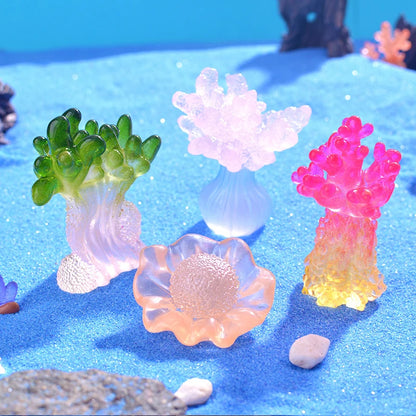 Glowing Coral Oyster for Fish Tank Aquarium Decor.