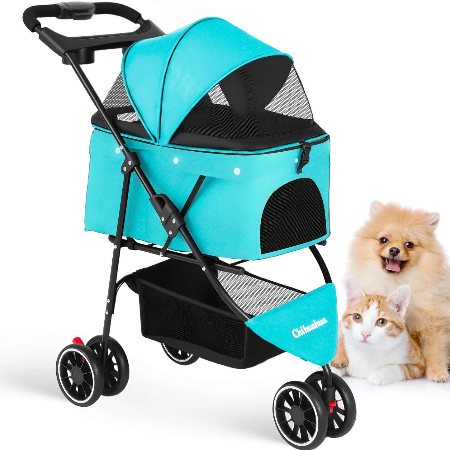 Pet Stroller For Puppy, Small Dogs & Cats