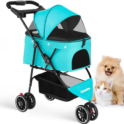Pet Stroller For Puppy, Small Dogs & Cats