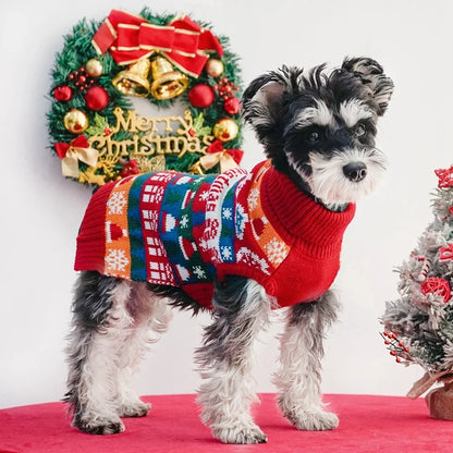 Puppy Christmas Sweaters for Small Dogs and Cats