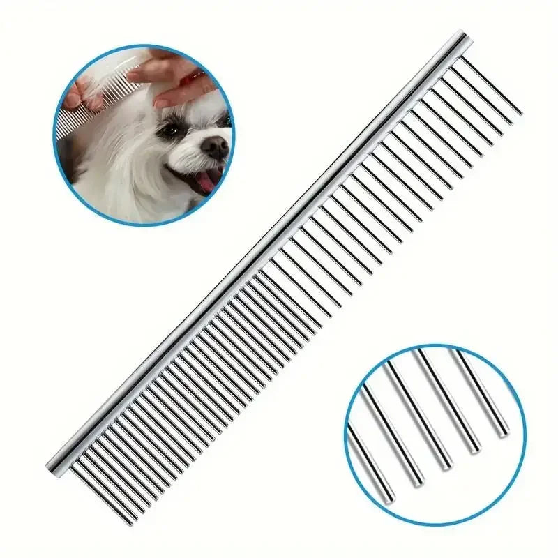Ambidextrous Pet Safe Scissors, Stainless Steel Dog Grooming Shears with round Head for Precision Trimming