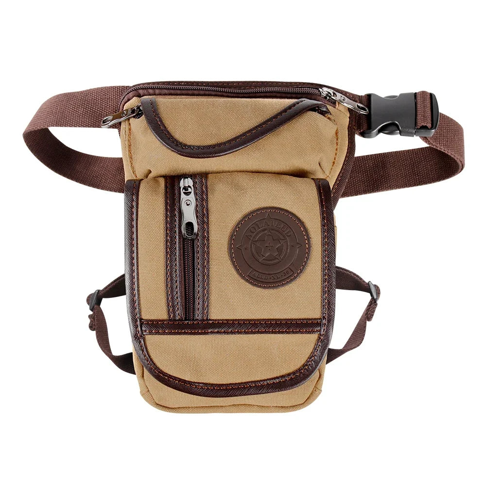 Portable Equestrian Drop Leg Bag, High Quality Canvas, Nylon Horse Riding Waist Bag,