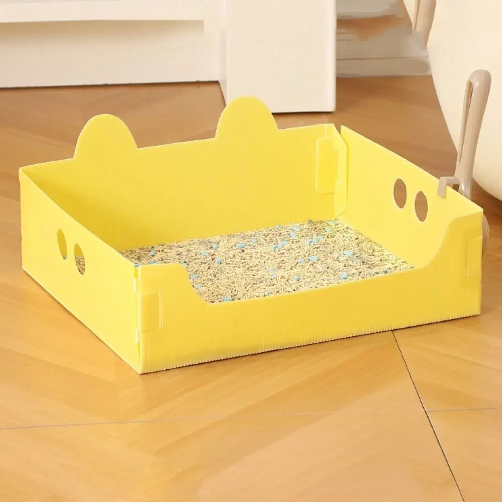 Foldable Disposable Cat Litter Box, Waterproof Cat Toilet, Outdoor Travel