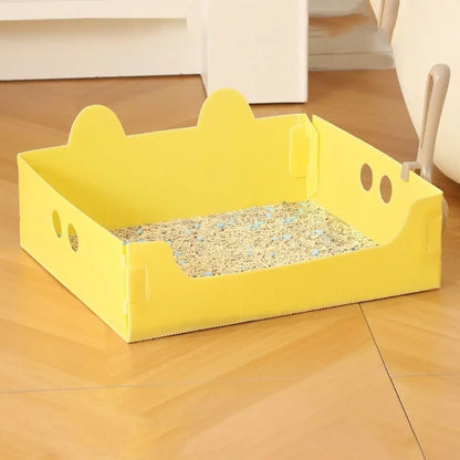 Foldable Disposable Cat Litter Box, Waterproof Cat Toilet, Outdoor Travel