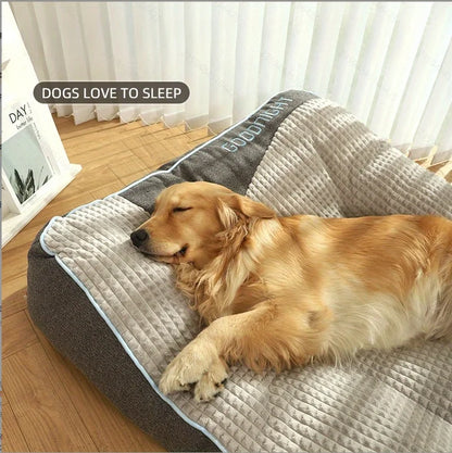 Extra Thickened Large Dog Bed, 47inch for Large Dogs, Orthopedic Dog Mat for Large Senior Dogs,