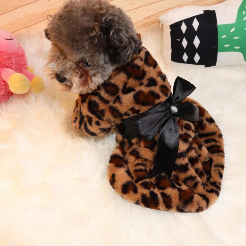 Autumn and  Winter Pet Warm Skirt for small dogs