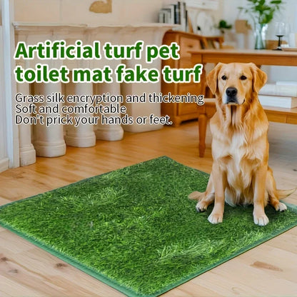 Simulation Lawn Dog Toilet, Training Mat Washable Pet Urine Mat, Dog Toilet Replacement, Pad Eco-Friendly Non-Slip