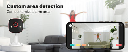 Outdoor/Indoor Security Cameras HD Wireless WiFi/Pet Dog and Cat Camera for Home Security
