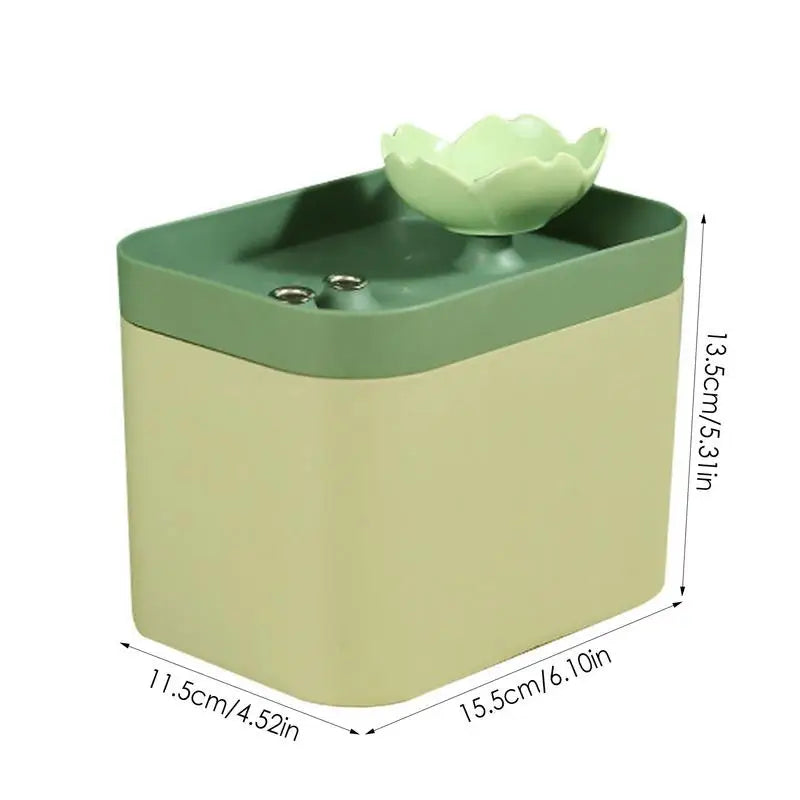 Cat Water Fountain Ceramic Pet Drinking Dispenser, Ultra Quiet Water Feeding Supplies for Cats and Dogs, Silent Pet Dispenser