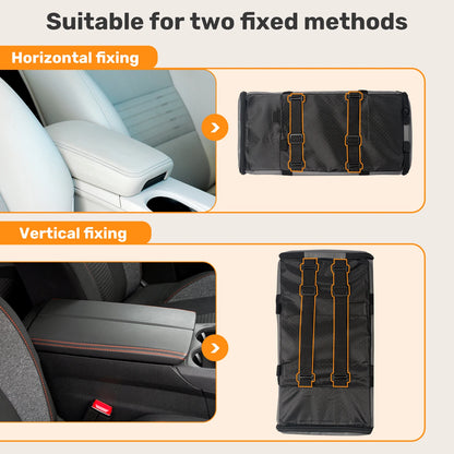 Removable and Washable Car Comfortable Pet Seat for Small Dogs and Cats - Portable Center Console Travel Bed