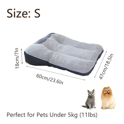 Extra Thickened Large Dog Bed, 47inch for Large Dogs, Orthopedic Dog Mat for Large Senior Dogs,