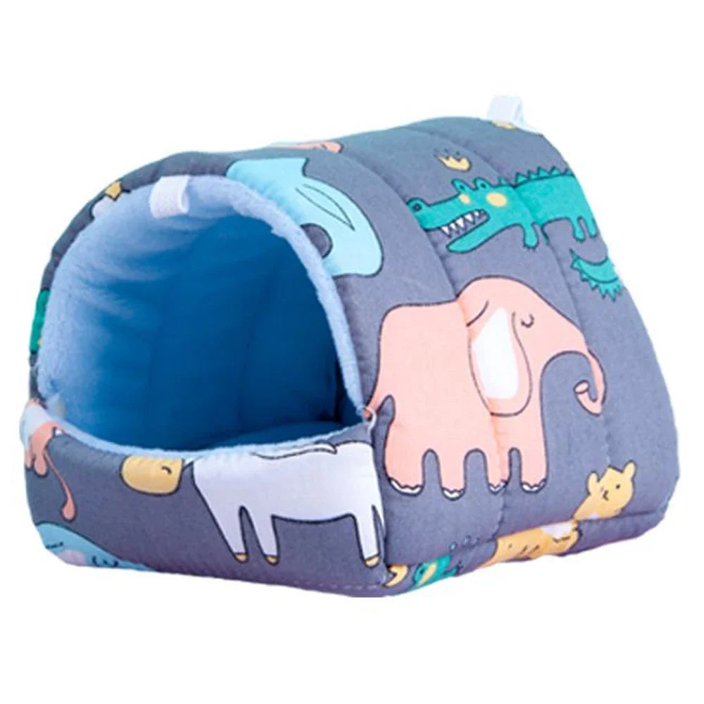 Cute Cartoon Rabbit, Squirrel, Guinea Pig Nest,