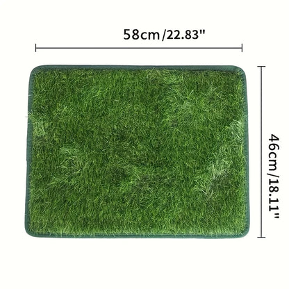 Simulation Lawn Dog Toilet, Training Mat Washable Pet Urine Mat, Dog Toilet Replacement, Pad Eco-Friendly Non-Slip