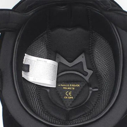 Equestrian Horse Riding Helmet, Breathable, Durable, Safety Half Covered Headgear