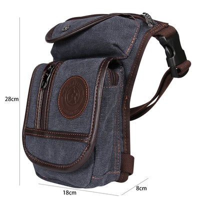 Portable Equestrian Drop Leg Bag, High Quality Canvas, Nylon Horse Riding Waist Bag,