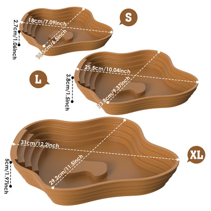Turtle bathing basin, frog bathing basin, can also be used as food bowl and water basin, suitable for reptiles and amphibians