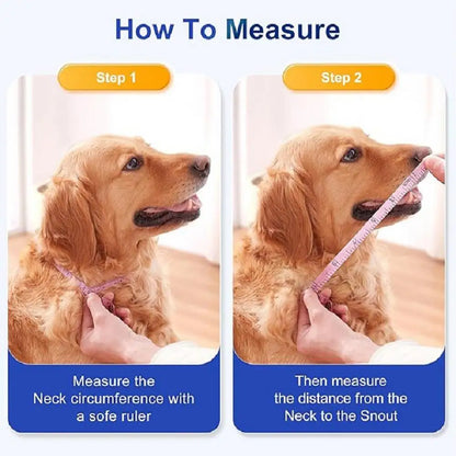 Dog Recovery Cone, Adjustable Soft Cone, Wound Care Visible Wrap, Anti-Lick Shield,  Breathable Pet Collar Anti-Bite