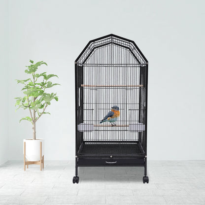Large 39" Bird Cage  for Parakeets & Lovebirds