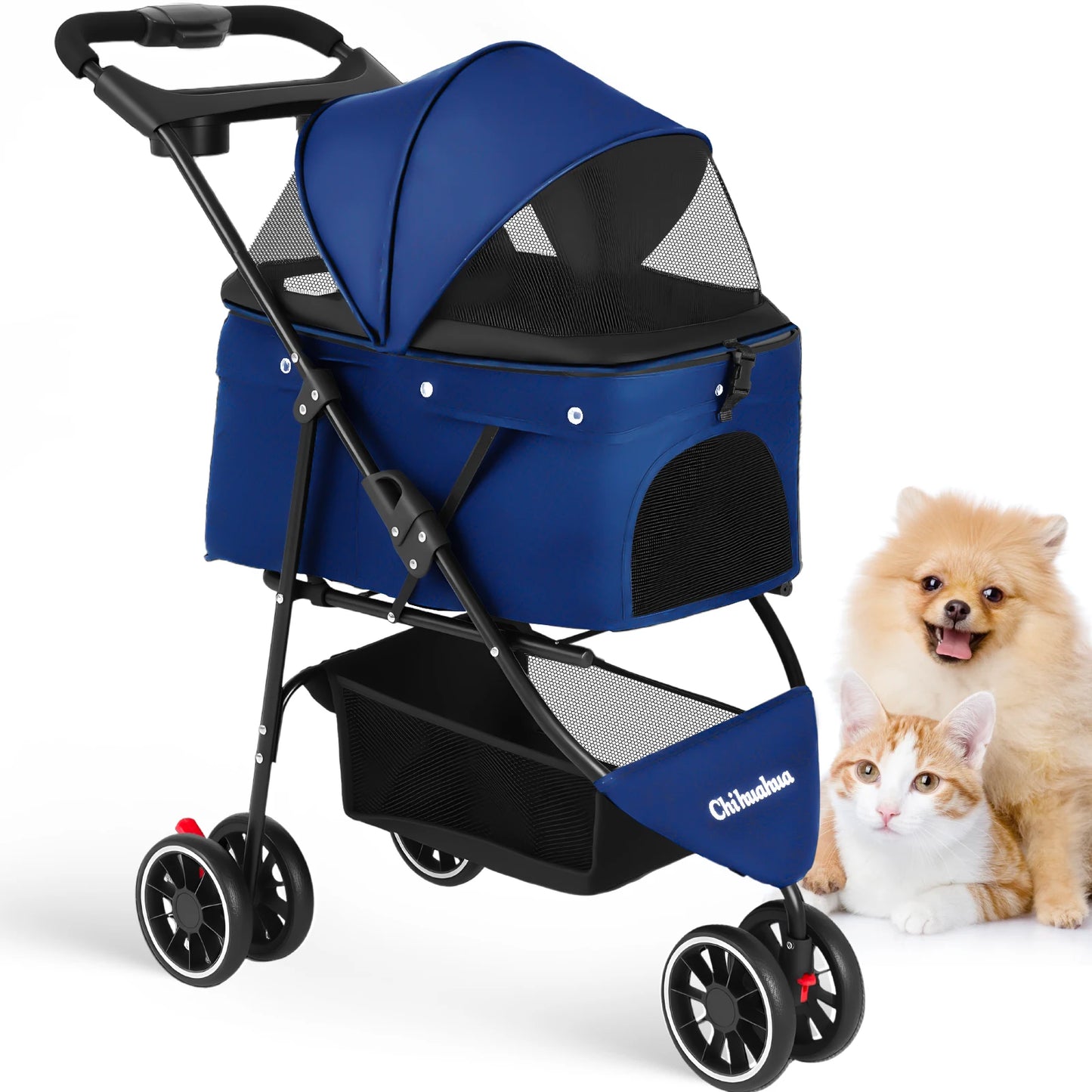 Pet Stroller For Puppy, Small Dogs & Cats