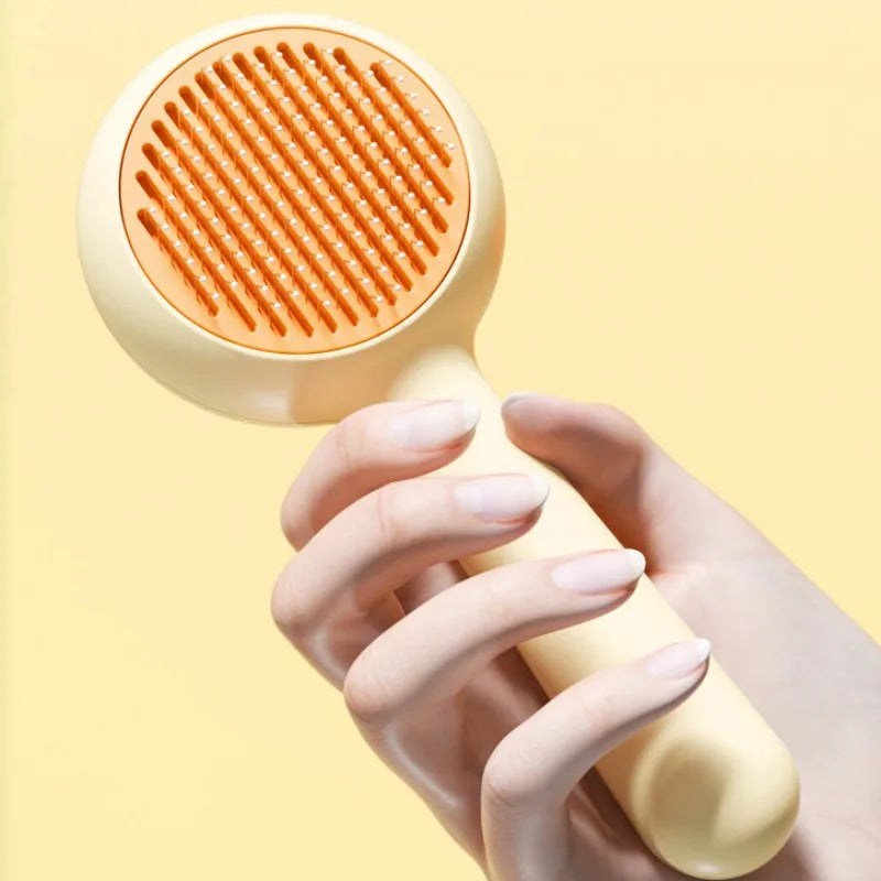 Cat Brush Self-cleaning Cat Brush, Pet Hair Remover, One Click Combs for Cats Hair Cleaning, Pet Grooming Massage, Dog Comb Brushes