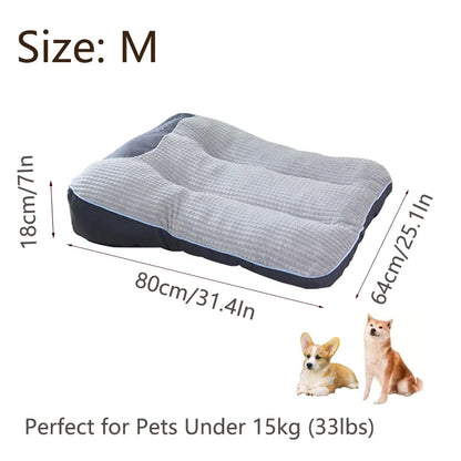 Extra Thickened Large Dog Bed, 47inch for Large Dogs, Orthopedic Dog Mat for Large Senior Dogs,