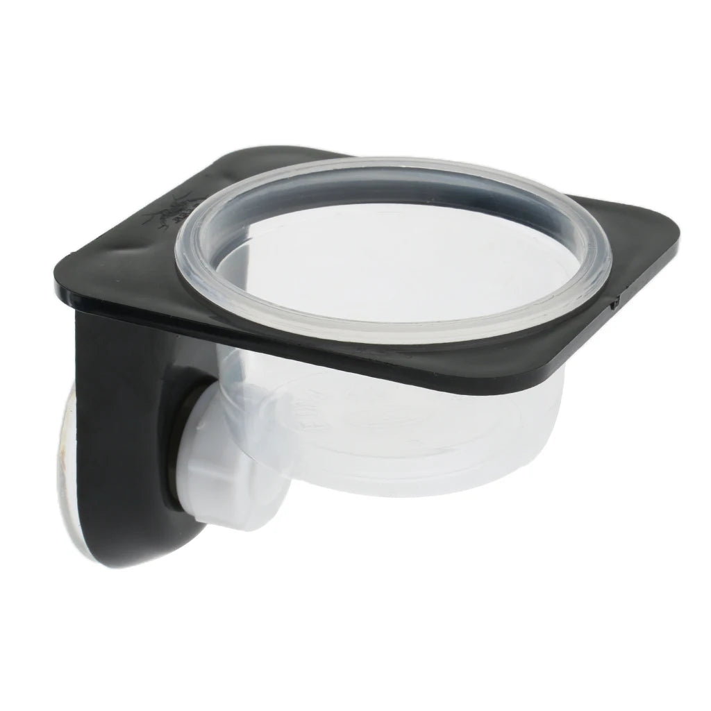Reptiles & Amphibians, Lizard, Gecko, Suction Cup, Feed Bowls, Food Container with Bowl for Reptile Food and Water Feeding