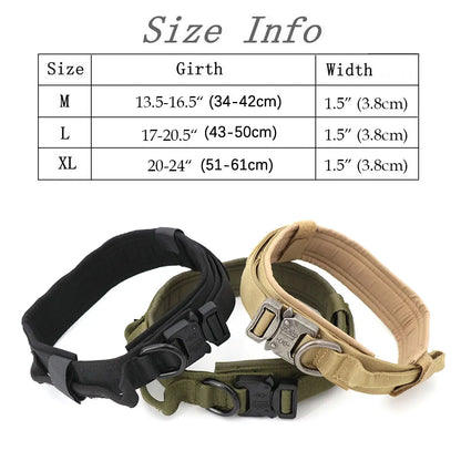 Large Dog Harness Training Vests and Tactic Collar Leash